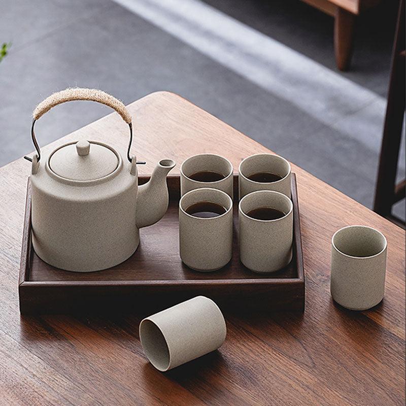Vintage Ceramic Japanese Tea Set | Teapot Cup Set |Teapot With Infuser - Teas Story
