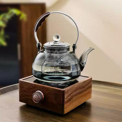 Stovetop Teapot | Walnut Electric Ceramic Stove Teapot