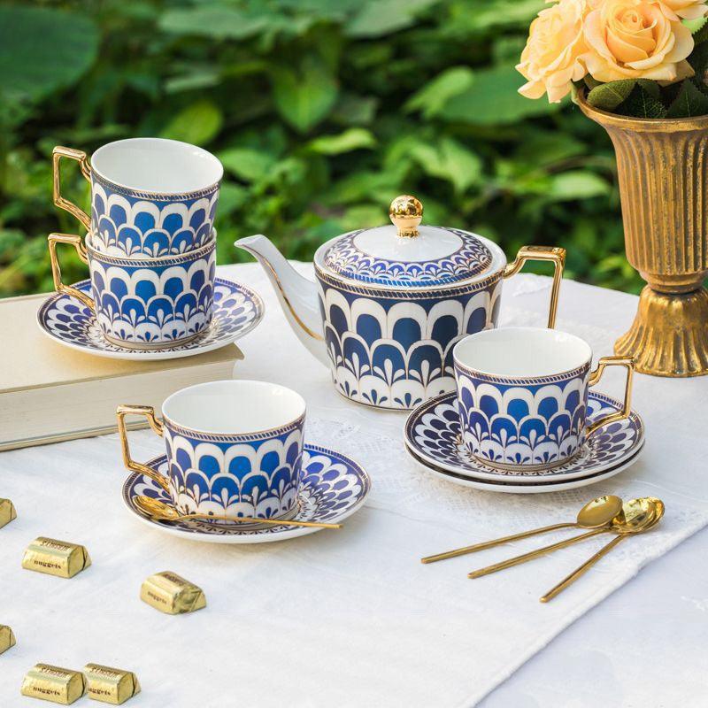 European Ceramic Tea Set | Ceramic Coffee Set | Afternoon Tea Set - Teas Story