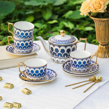 European Ceramic Tea Set | Ceramic Coffee Set | Afternoon Tea Set - Teas Story