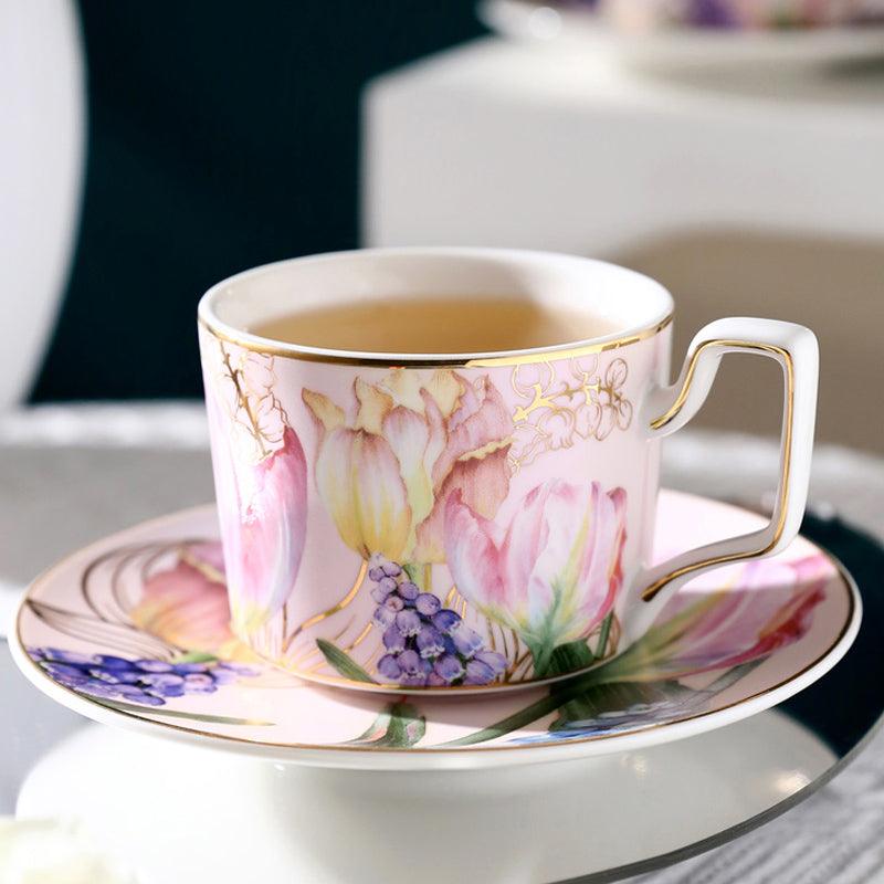 Creative French Golden Fragrance Afternoon Tea Set | Ceramic Tea Set - Teas Story