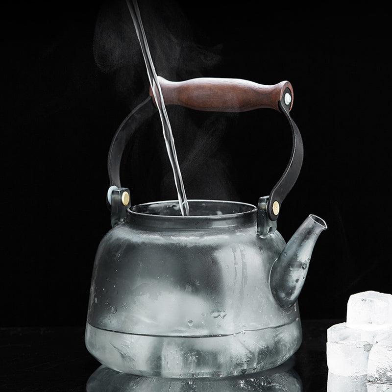 Heat-Resistant Glass Teapot | Kettle For Boiling Water Over Open Flame - Teas Story
