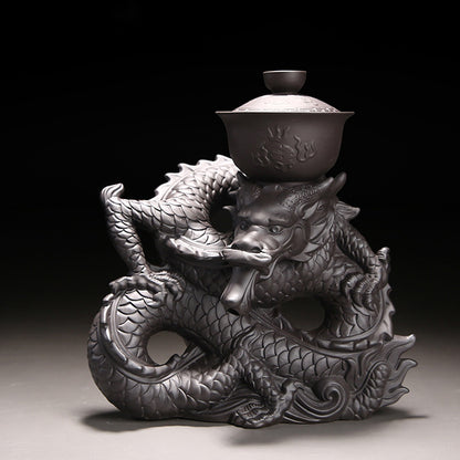 Legend of the Dragon - Royal Rotating Automatic Tea Set