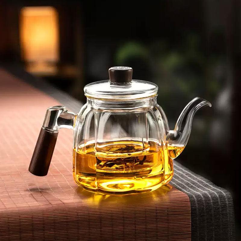 Glass teapot | tea and water separation tea brewer
