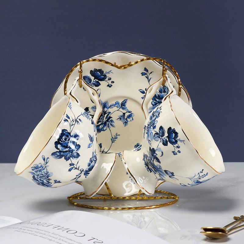 European Rose Ceramic Tea Set | Retro Coffee Set | Teapot Tea Set - Teas Story