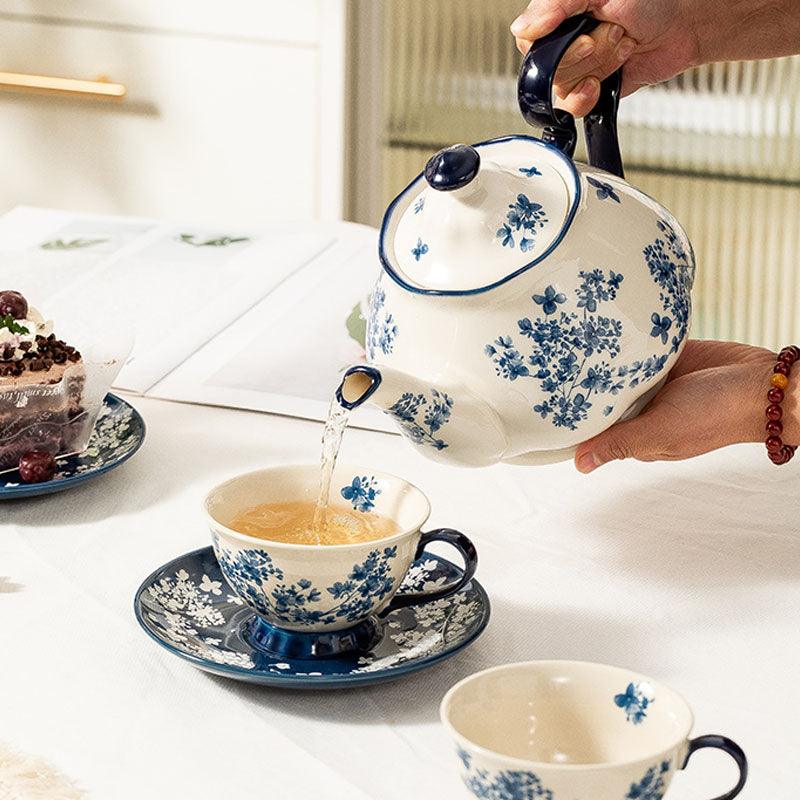 Vintage Ceramic Tea Set |Afternoon Tea Set |Teapot Cup Set |Coffee Set - Teas Story