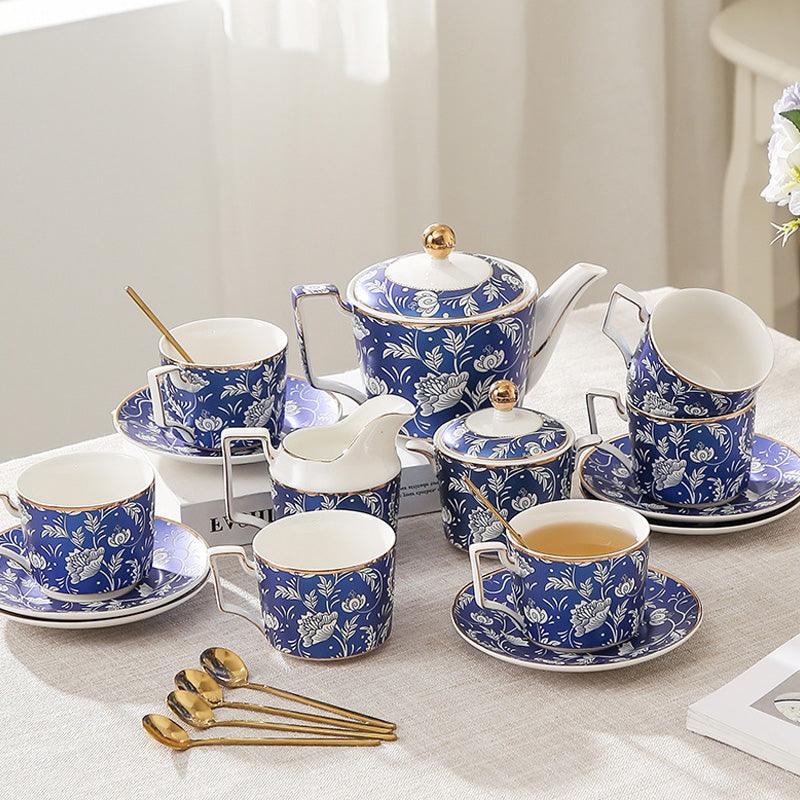 Exquisite Ceramic Tea Set | Coffee Cup Saucer Set | Ceramic Coffee Set