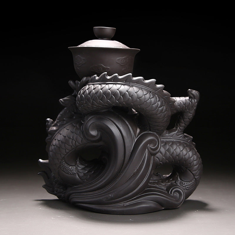 Legend of the Dragon - Royal Rotating Automatic Tea Set