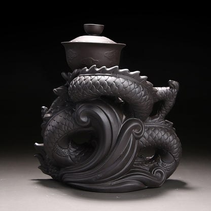 Legend of the Dragon - Royal Rotating Automatic Tea Set