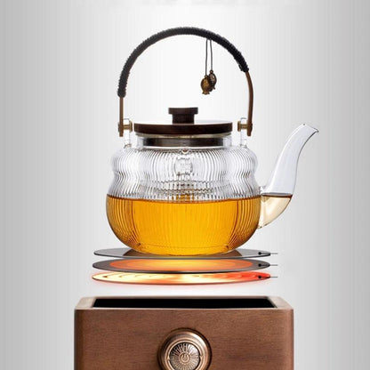 Gourd Glass Teapot, Electric Teapot, Tea And Water Separation Teapot - Teas Story