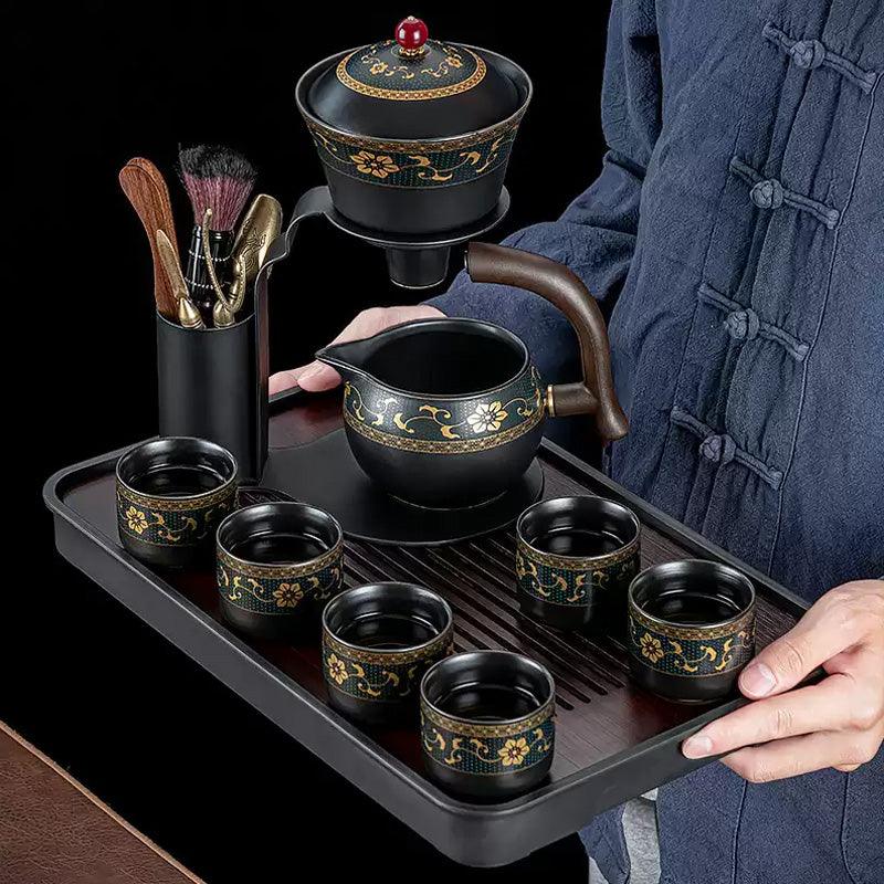 Ceramic Tea Set | Teapot Cup | Retro Tea Set | Automatic Tea Maker