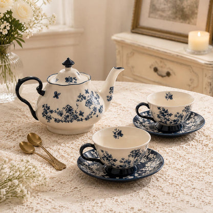 Vintage Ceramic Tea Set |Afternoon Tea Set |Teapot Cup Set |Coffee Set