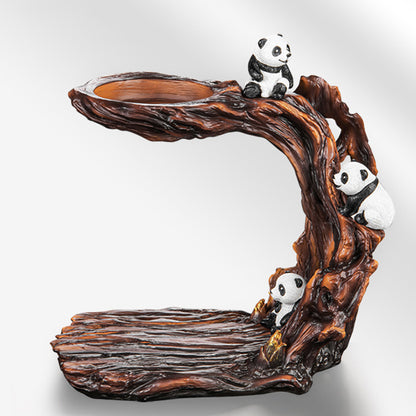 Creative embossed panda automatic tea set | lazy kung fu tea set