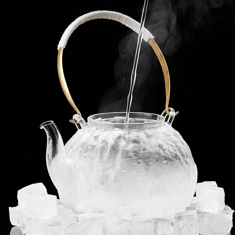 Glass steaming teapot | can be directly fired with open flame - Teas Story