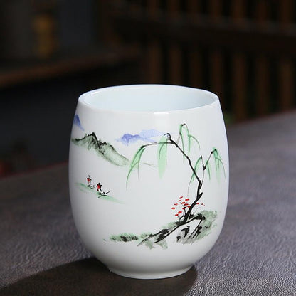 Pastoral Ceramic Tea Set | Teapot With Handle | Teapot With Infuser - Teas Story