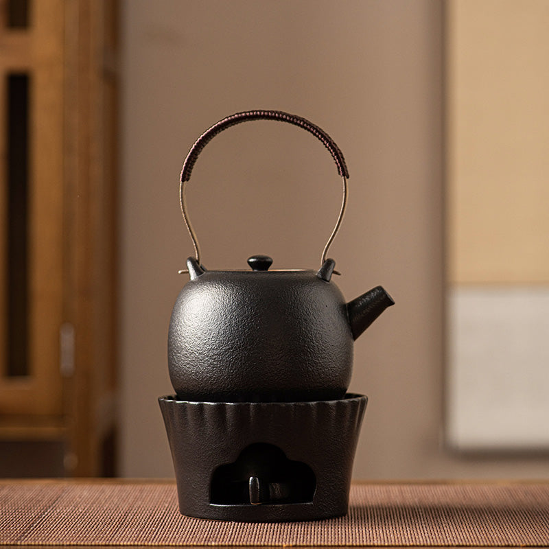 Retro Ceramic Tea Set |Tea Warmer Teapot |Japanese Tea Set |Teapot Set