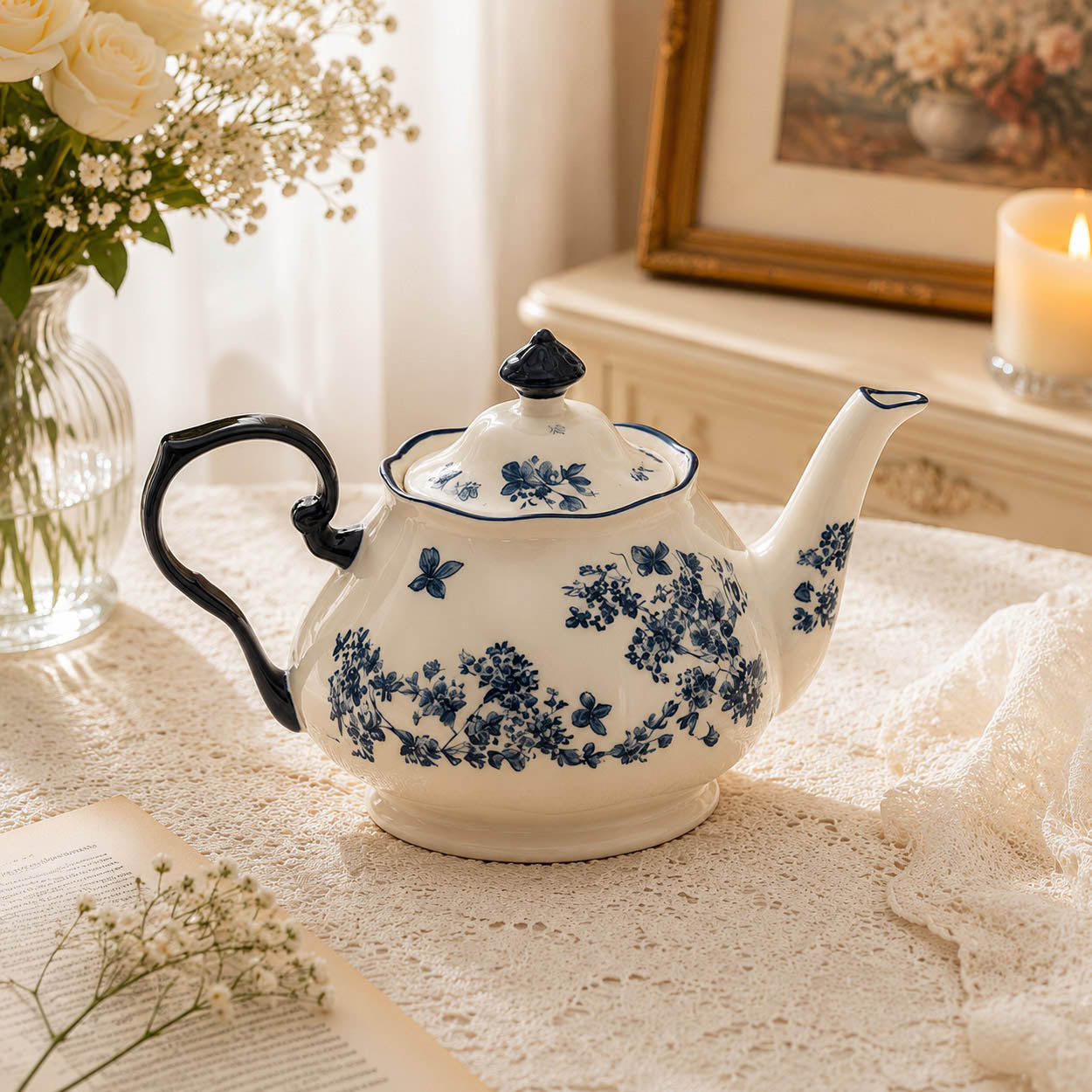 Vintage Ceramic Tea Set |Afternoon Tea Set |Teapot Cup Set |Coffee Set