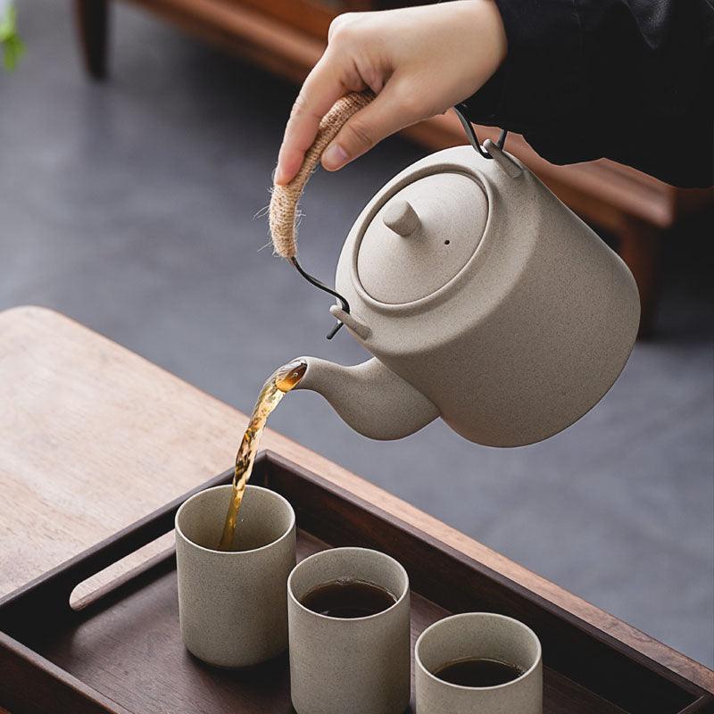 Vintage Ceramic Japanese Tea Set | Teapot Cup Set |Teapot With Infuser - Teas Story