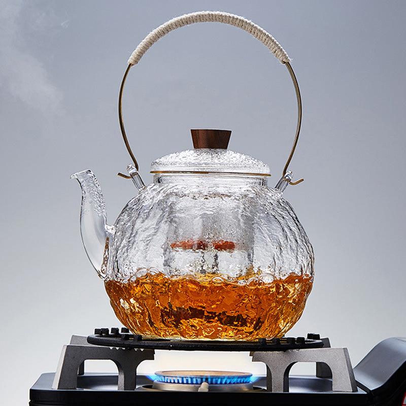 Glass steaming teapot | can be directly fired with open flame - Teas Story