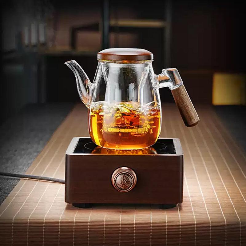 Tea and water separation high temperature resistant glass pot | high borosilicate teapot