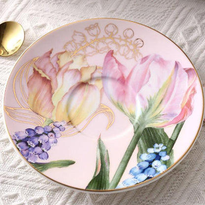 Creative French Golden Fragrance Afternoon Tea Set | Ceramic Tea Set - Teas Story