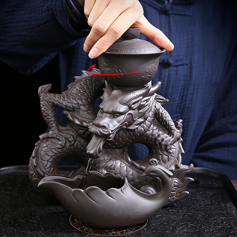 Legend of the Dragon - Royal Rotating Automatic Tea Set