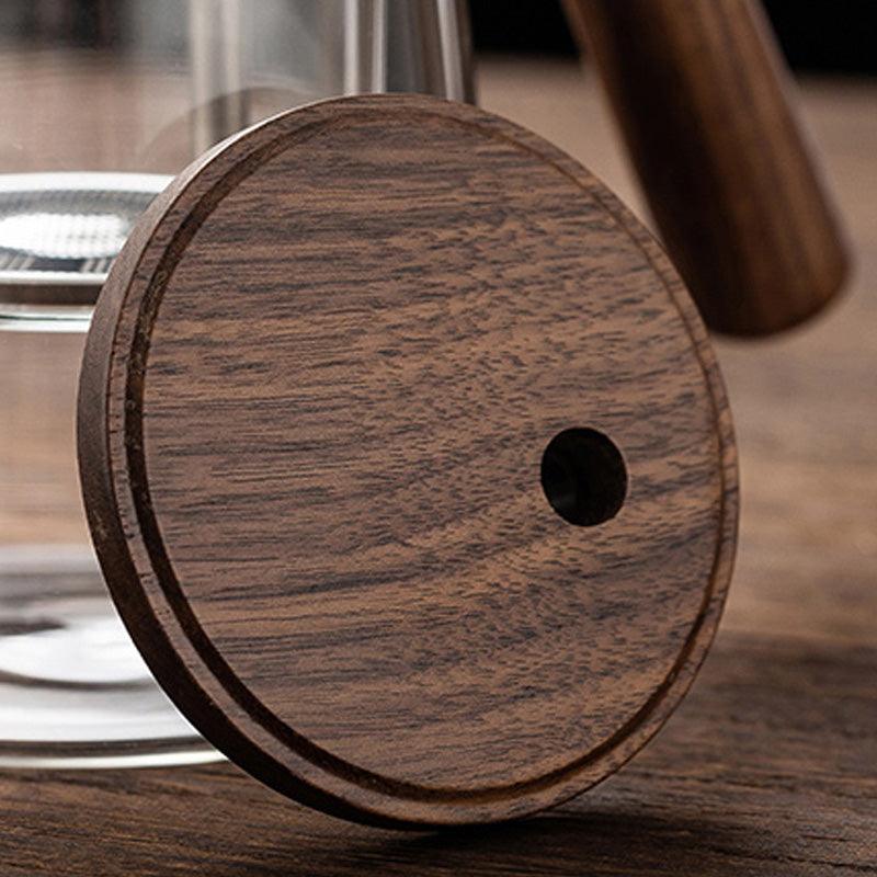 Heat-resistant elegant cup teapot | glass liner tea and water separation tea maker - Teas Story