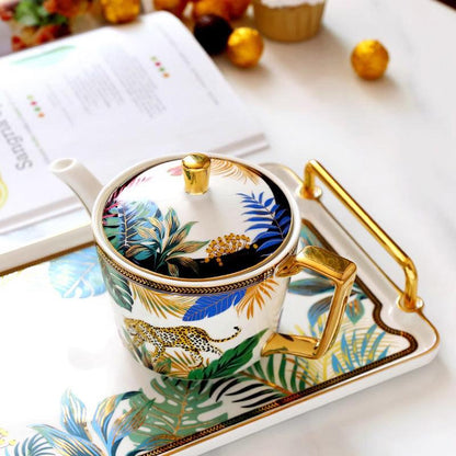 Forest Ceramic Tea Set | Tea Party Ttea Set |Ceramic Coffee Set|Teapot - Teas Story