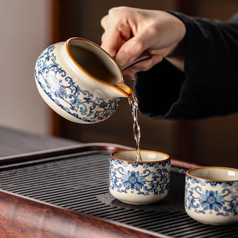 Ruyao automatic tea set | stone mill lazy tea brewing tool - Teas Story
