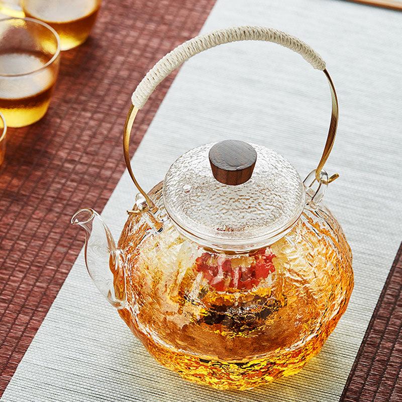 Glass steaming teapot | can be directly fired with open flame - Teas Story