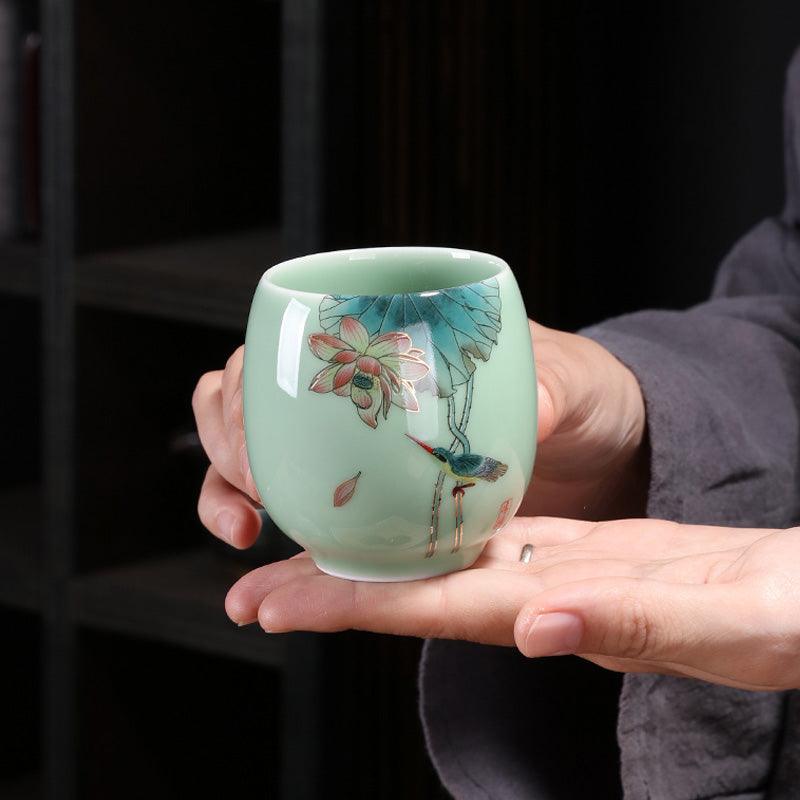 Lotus Ceramic Tea Set|Teapot with Infuser|Japanese Tea Set|Teapot Set - Teas Story