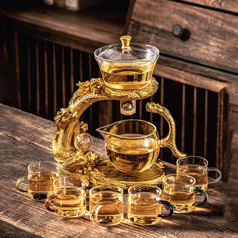 Lazy glass automatic tea set | Creative magnetic tea set | Tea set - Teas Story