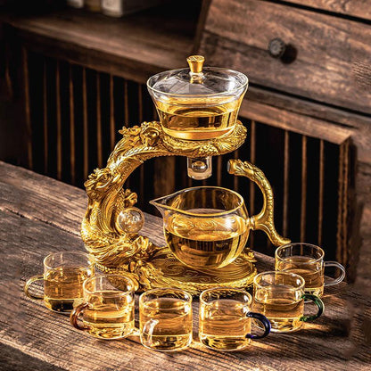 Lazy glass automatic tea set | Creative magnetic tea set | Tea set - Teas Story