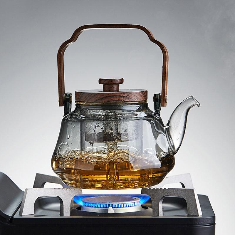 Glass Teapot | Steaming And Boiling Dual-Purpose Teapot | Retro teapot - Teas Story