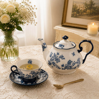 Vintage Ceramic Tea Set |Afternoon Tea Set |Teapot Cup Set |Coffee Set