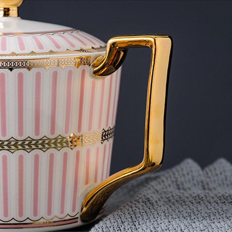 Pink Ceramic Coffee Set | British Ceramic Tea Set | Tea Set Gifts - Teas Story