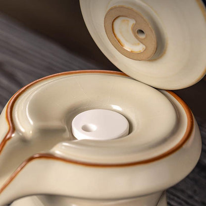 Ruyao automatic tea set | stone mill lazy tea brewing tool - Teas Story