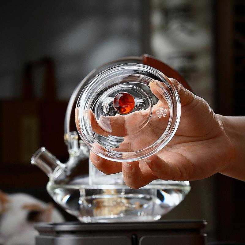 Thickened Glass Teapot | Tea Water Separation Teapot | Flower Teapot - Teas Story