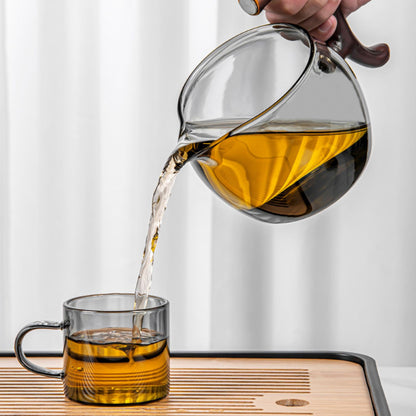 Creative embossed panda automatic tea set | lazy kung fu tea set