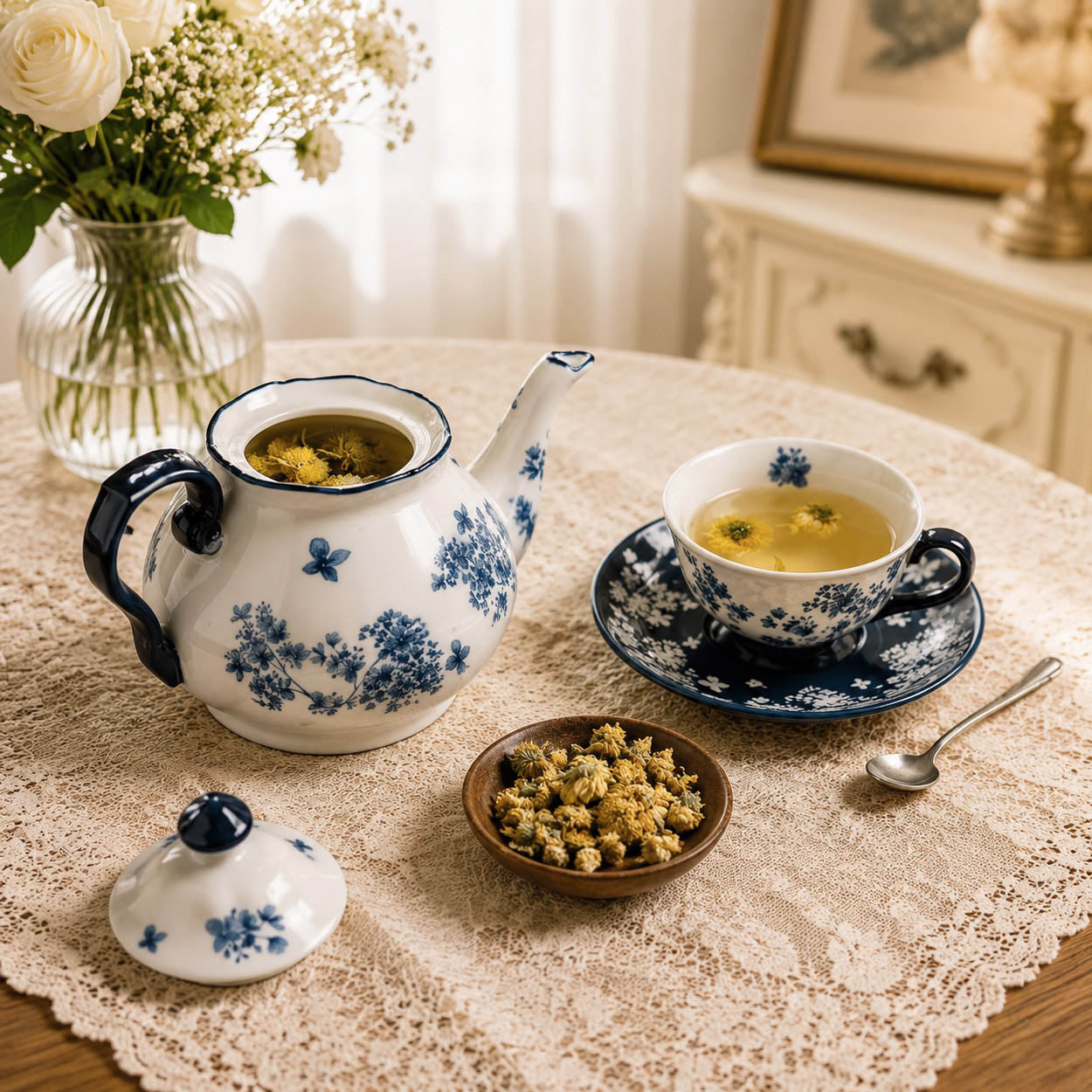 Vintage Ceramic Tea Set |Afternoon Tea Set |Teapot Cup Set |Coffee Set