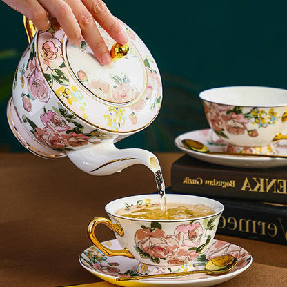 Ladies ceramic coffee set | exquisite afternoon tea set - Teas Story