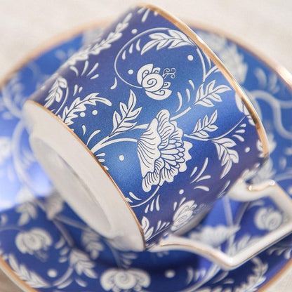 Exquisite Ceramic Tea Set | Coffee Cup Saucer Set | Ceramic Coffee Set