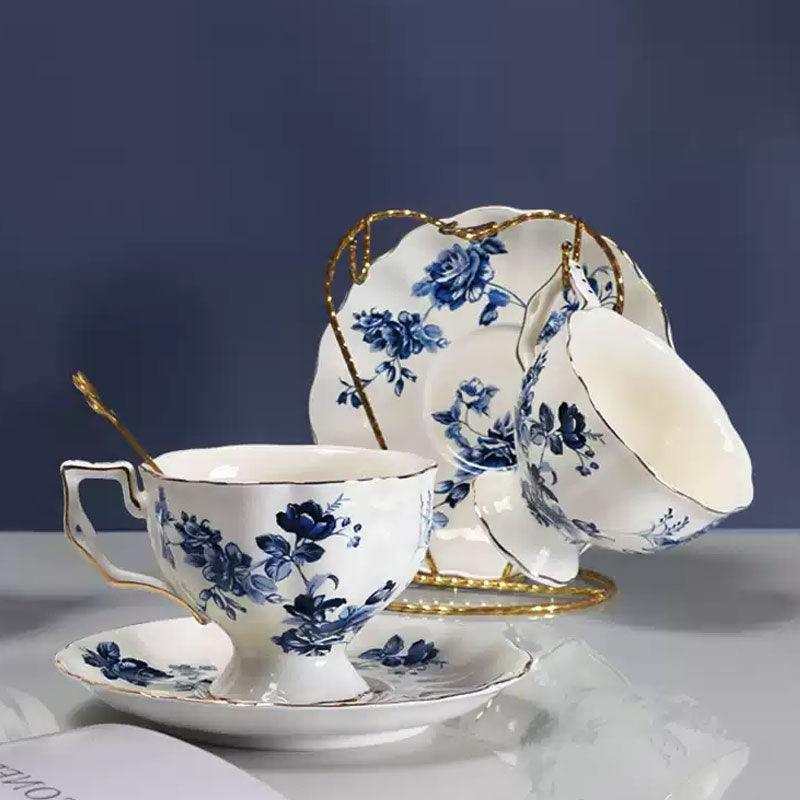 European Rose Ceramic Tea Set | Retro Coffee Set | Teapot Tea Set - Teas Story