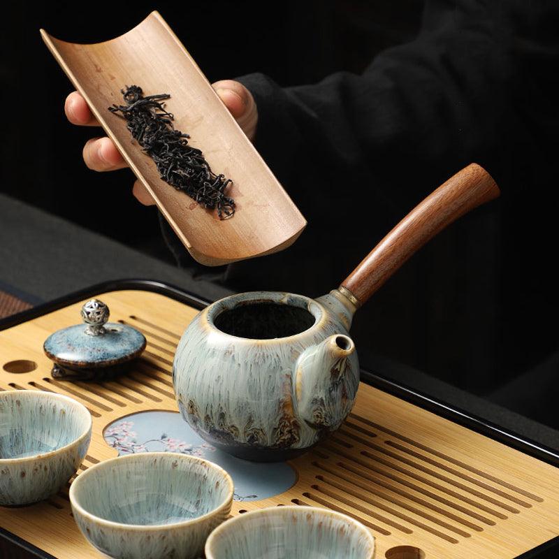 Ceramic Tea Set | Retro Kung Fu Tea Set | Handmade Traditional Tea Set - Teas Story