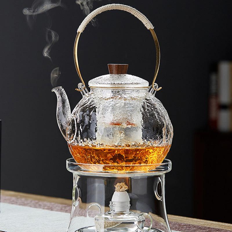 Glass steaming teapot | can be directly fired with open flame - Teas Story