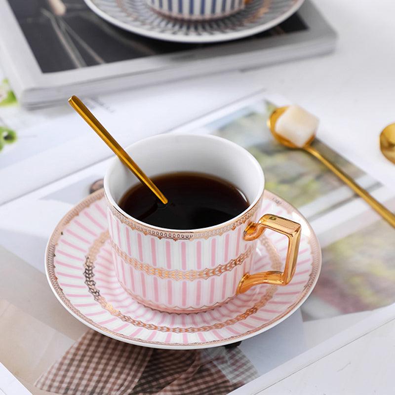 Pink Ceramic Coffee Set | British Ceramic Tea Set | Tea Set Gifts - Teas Story