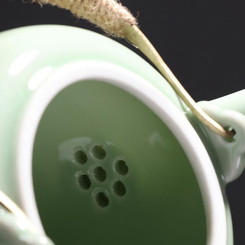 Lotus Ceramic Tea Set|Teapot with Infuser|Japanese Tea Set|Teapot Set - Teas Story