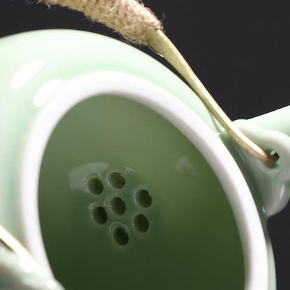 Lotus Ceramic Tea Set|Teapot with Infuser|Japanese Tea Set|Teapot Set - Teas Story