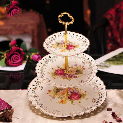 Retro Flower Tea Set | Ceramic Candle Heating Infuser - Teas Story