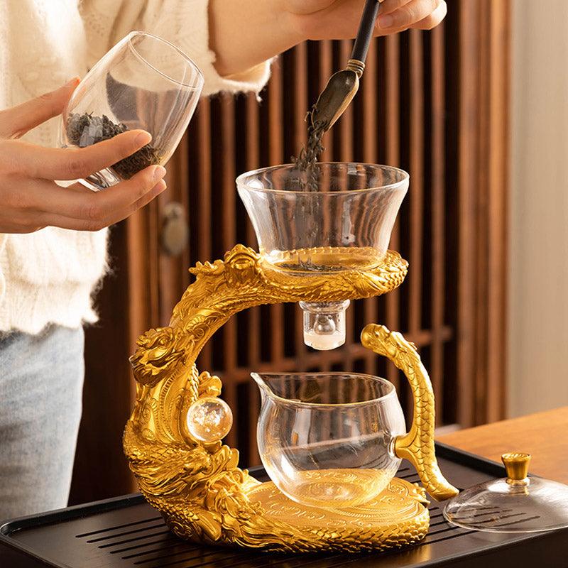 Lazy glass automatic tea set | Creative magnetic tea set | Tea set - Teas Story